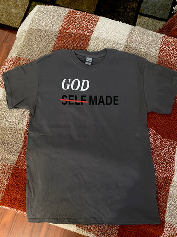 God Made T-Shirt (Gray)